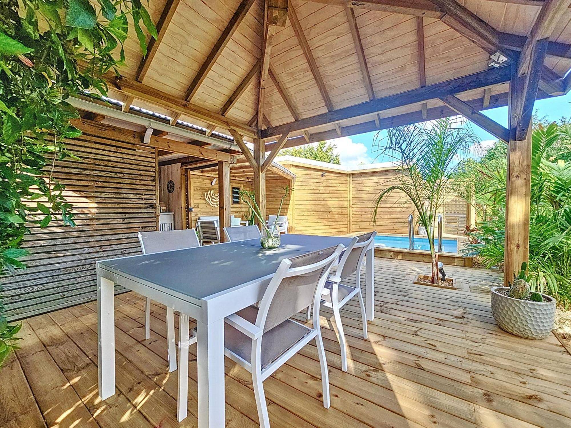 Villa L'Anjou Creole A Sainte Anne En Guadeloupe Avec Piscine Privee Et 2 Chambres Pour 4 Personnes المظهر الخارجي الصورة