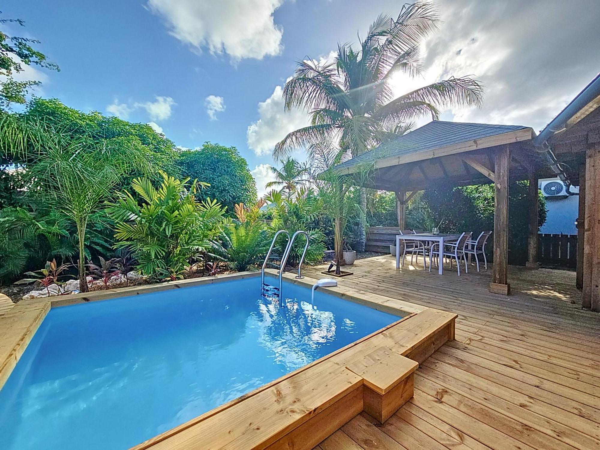 Villa L'Anjou Creole A Sainte Anne En Guadeloupe Avec Piscine Privee Et 2 Chambres Pour 4 Personnes المظهر الخارجي الصورة