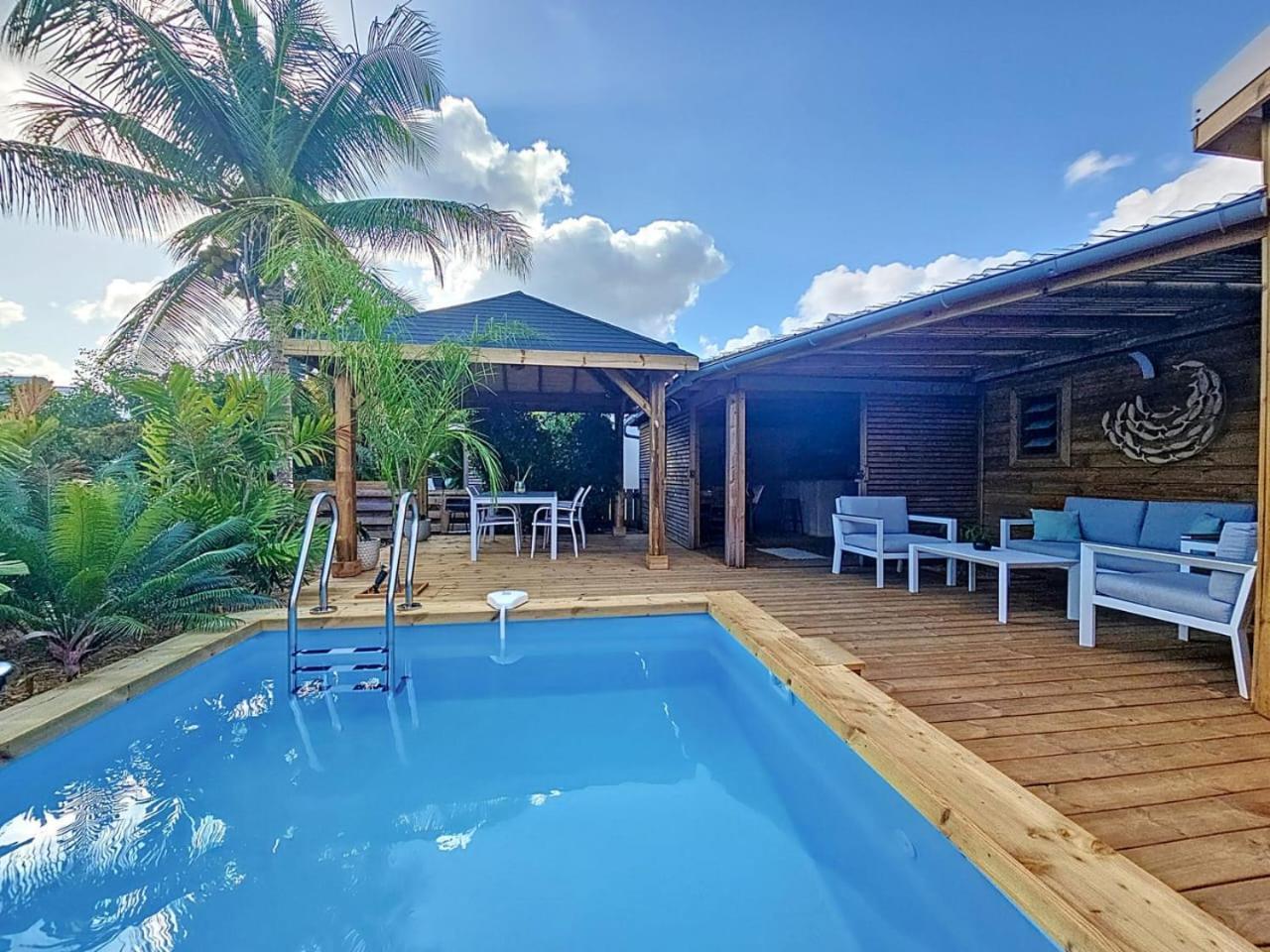 Villa L'Anjou Creole A Sainte Anne En Guadeloupe Avec Piscine Privee Et 2 Chambres Pour 4 Personnes المظهر الخارجي الصورة